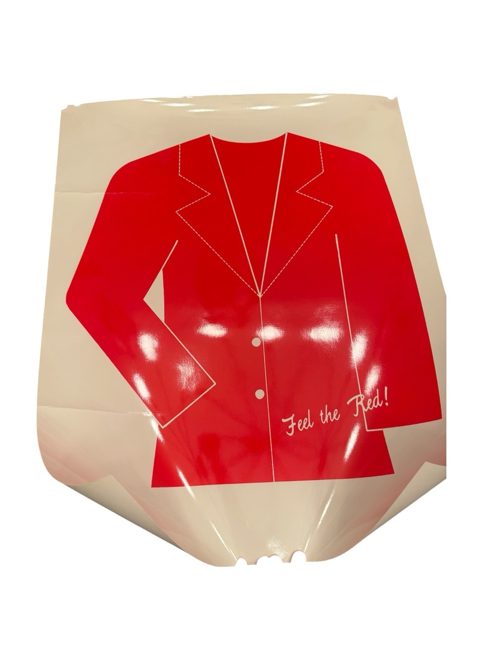 Vintage Mary Kay Feel the Red Poster Red Blazer Paper Poster